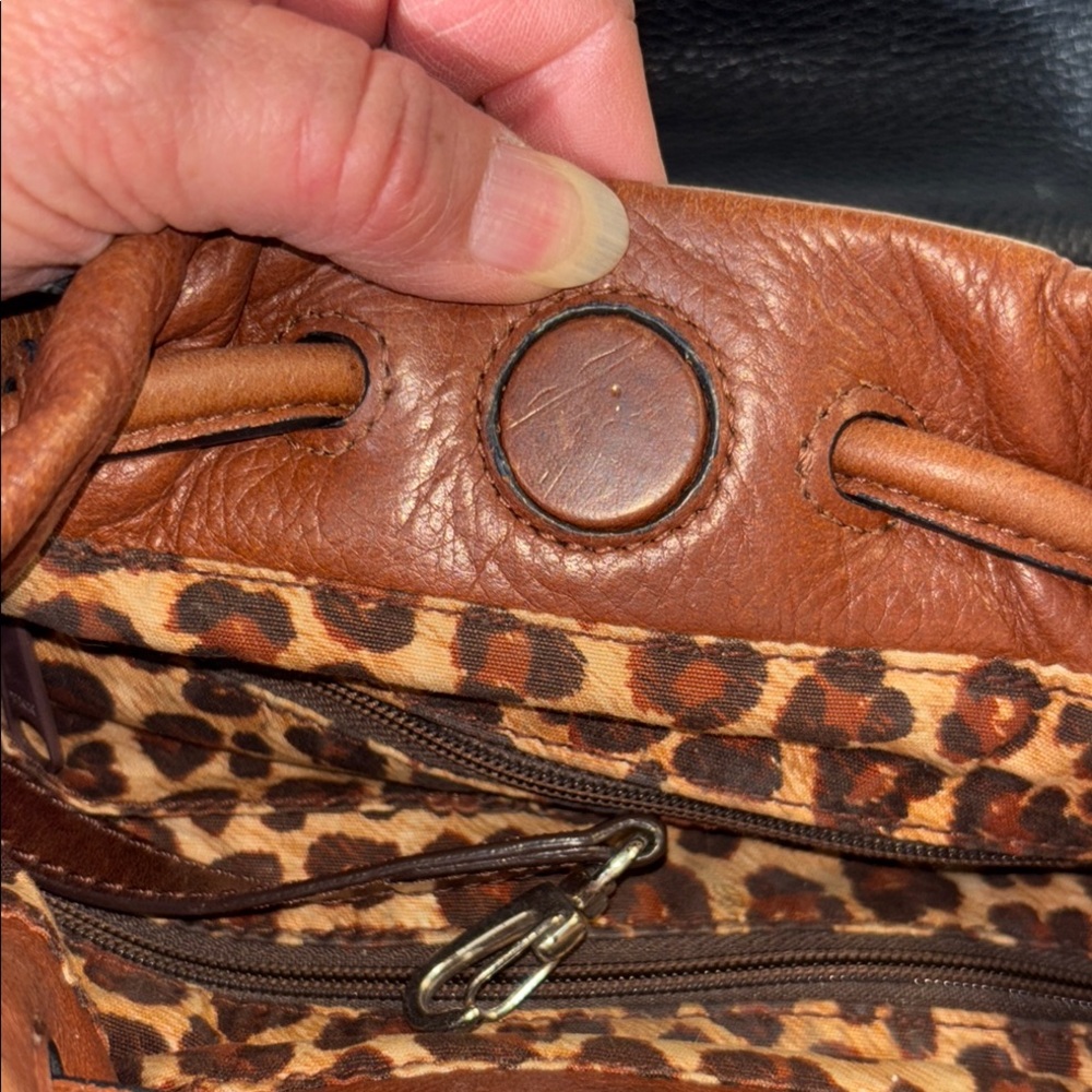 Brighton two tone Leather Women's Bag - Picture 15 of 16